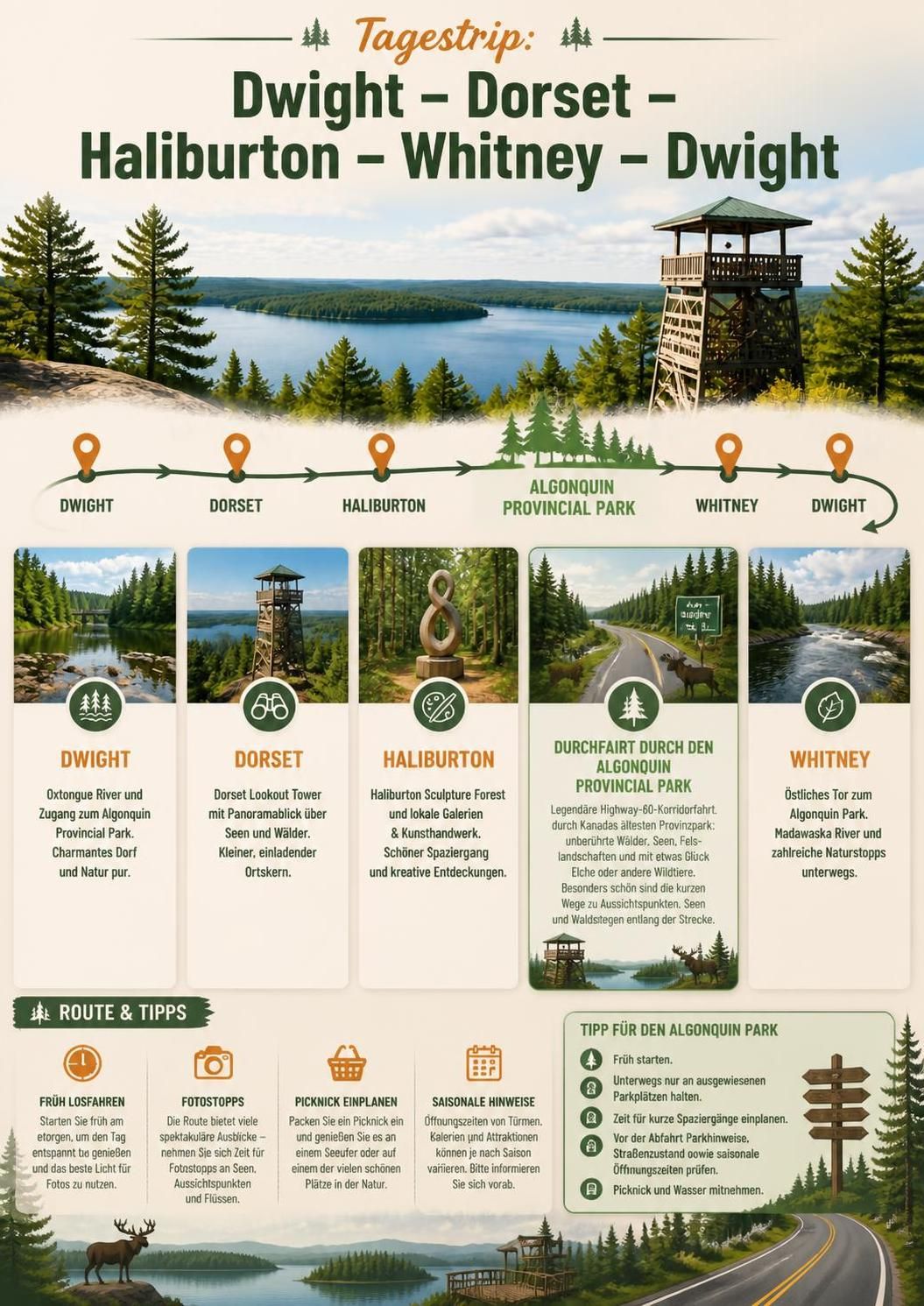 Dwight - Dorset - Haliburton - Whitney - Dwight